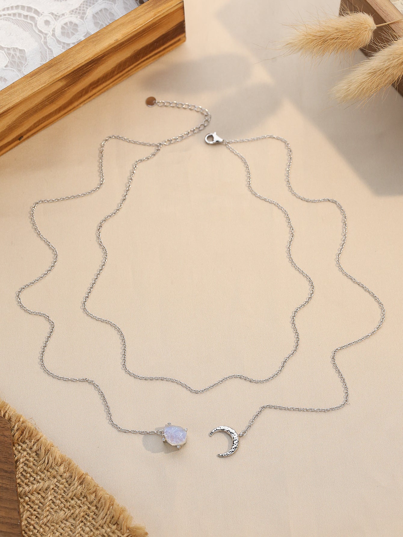 Blythe Moonstone Necklace