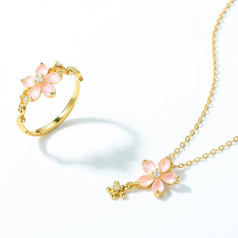 Ophelia Rose-Quartz Necklace
