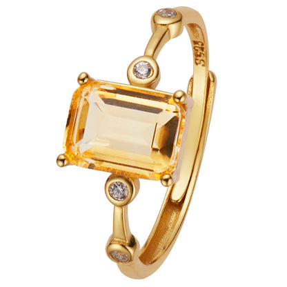 Solara Amethyst & Citrine Ring