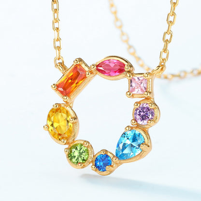 Candy Rainbow Colorful Necklace