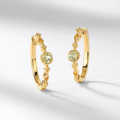 Monette Peridot Earrings