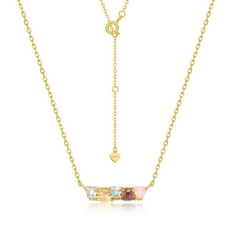 Clarissa Colorful Gemstone Necklace