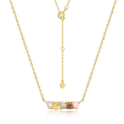 Clarissa Colorful Gemstone Necklace