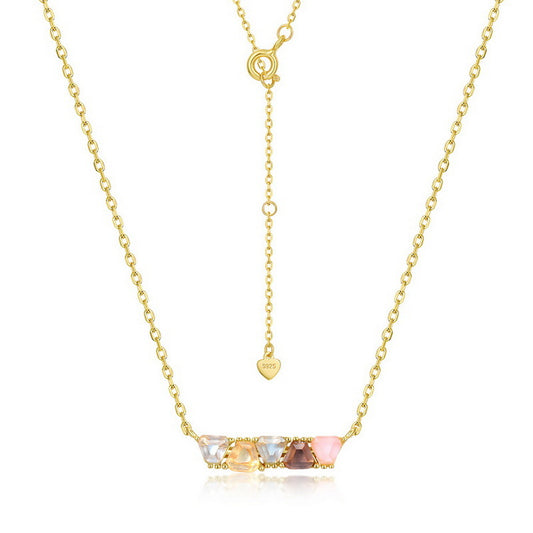Clarissa Colorful Gemstone Necklace
