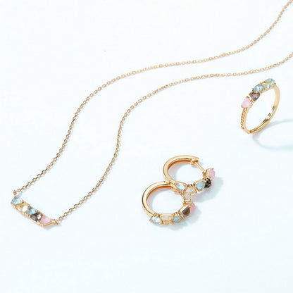 Clarissa Colorful Gemstone Necklace