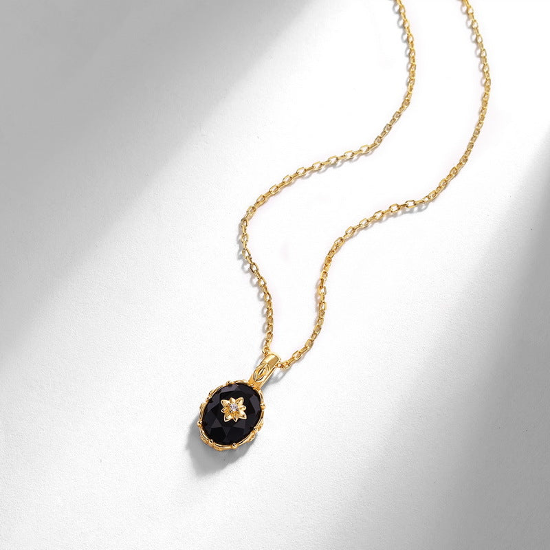 Thea Black Onyx Necklace