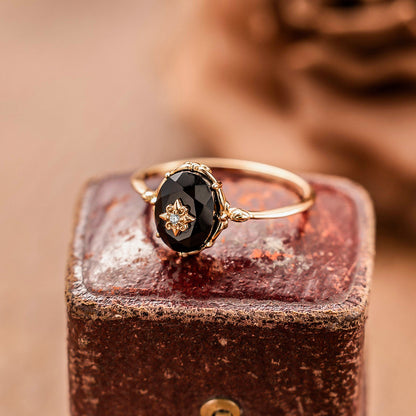 Thea Black Onyx Ring
