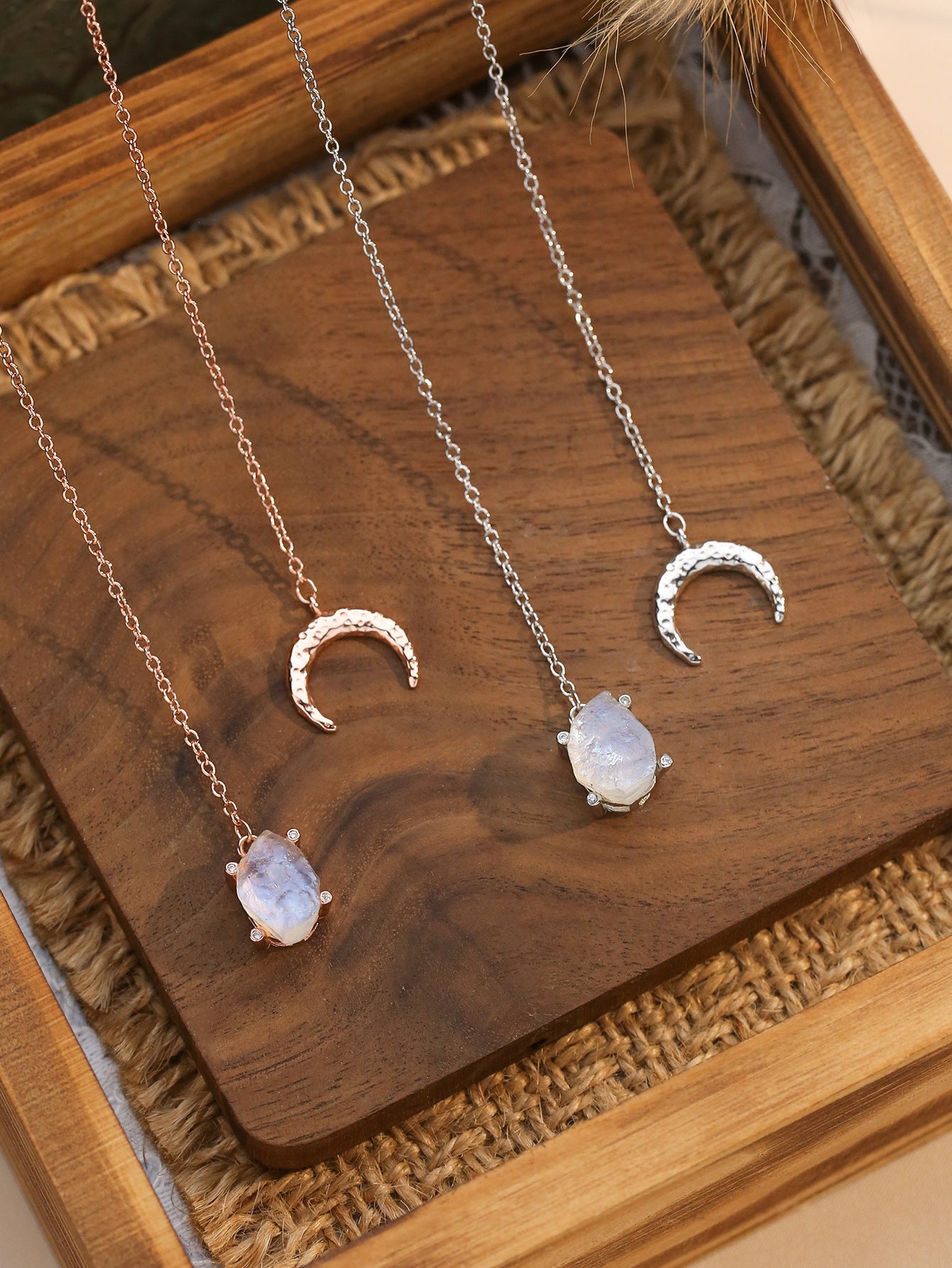 Blythe Moonstone Necklace