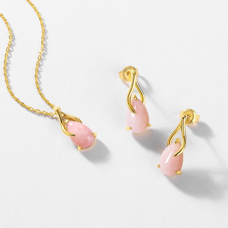 Love Pink Opal Necklace