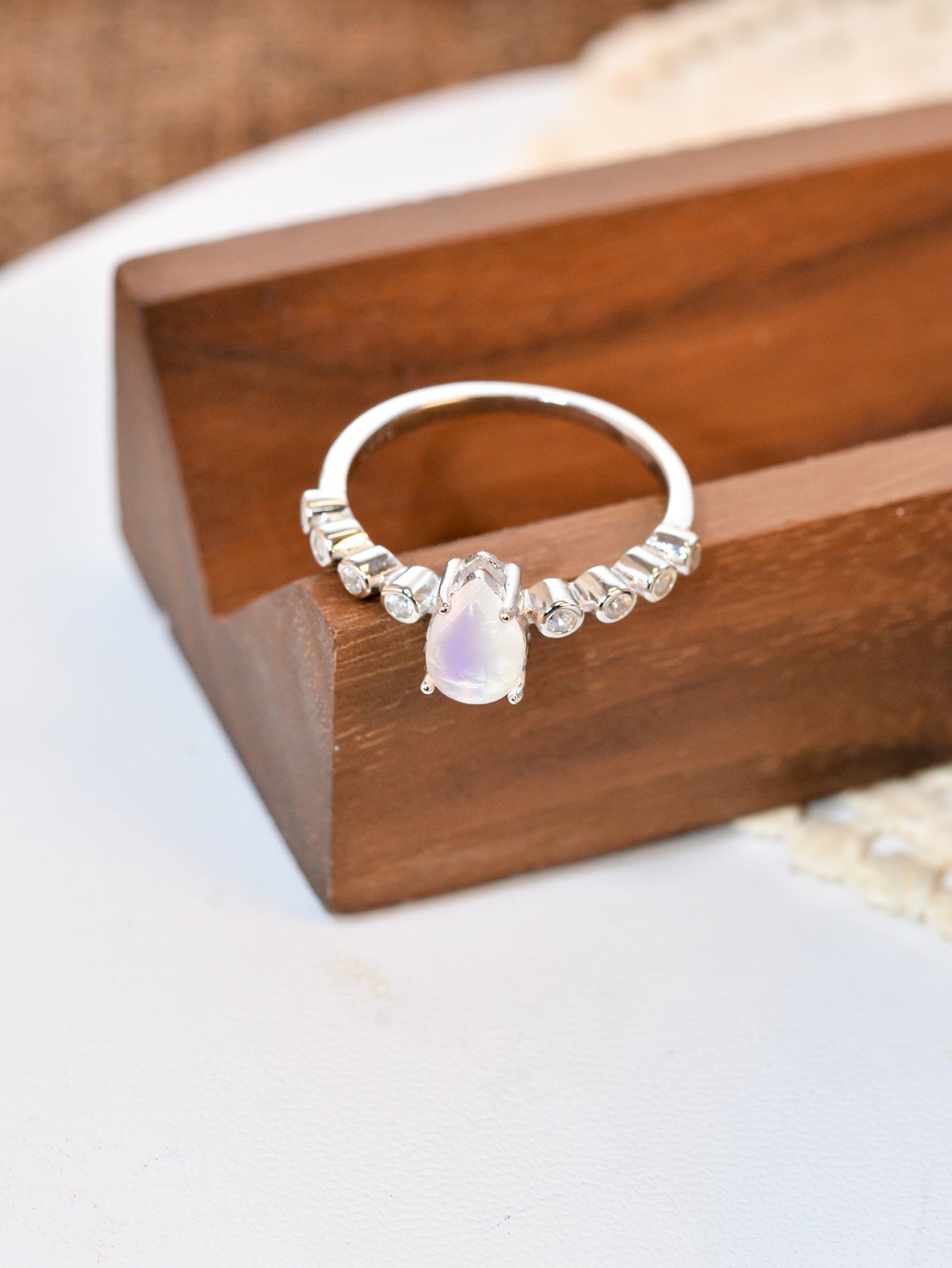 Undine Moonstone  Ring