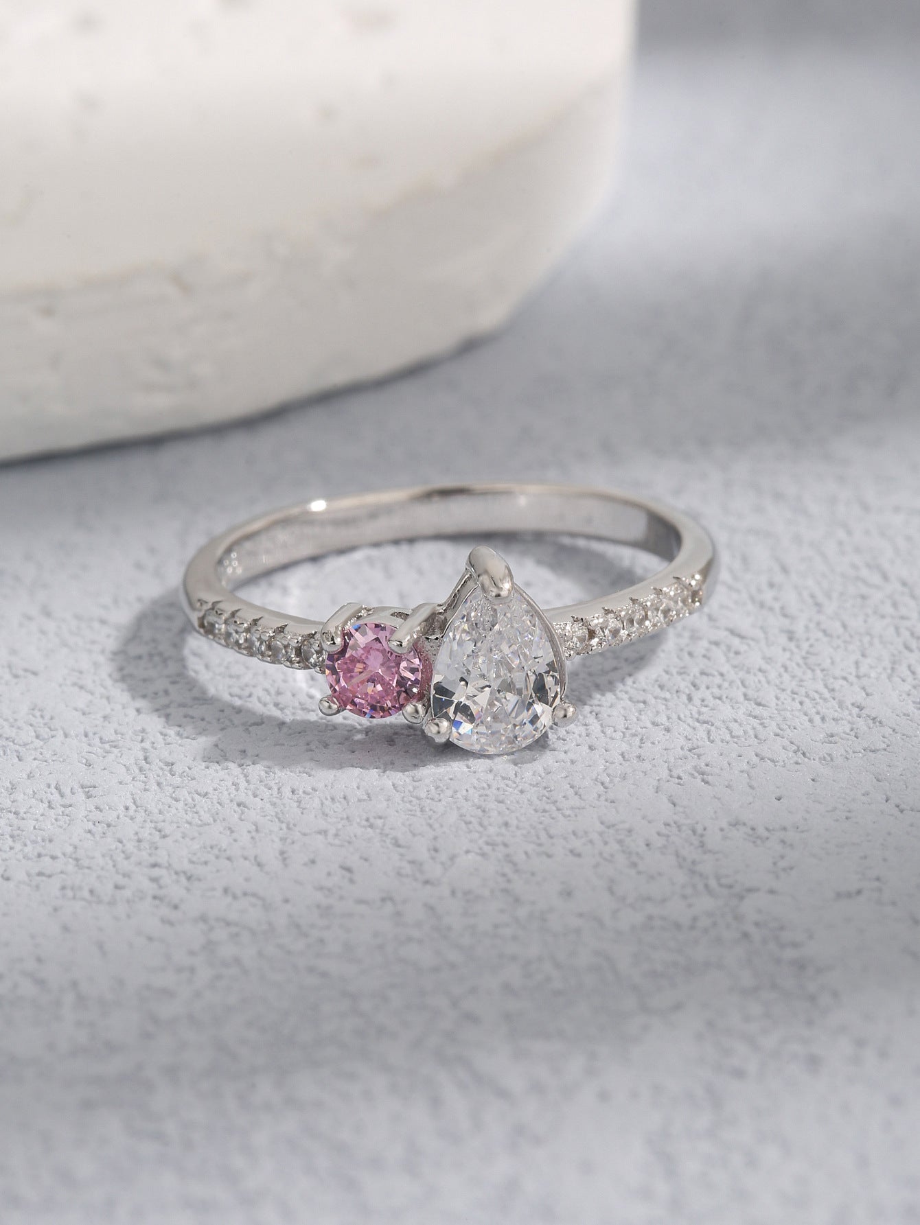 Zaria Rose Quartz Ring