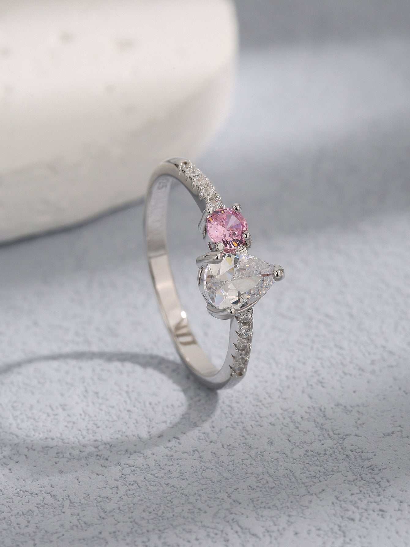 Zaria Rose Quartz Ring