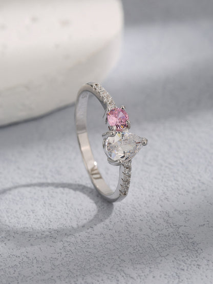 Zaria Rose Quartz Ring