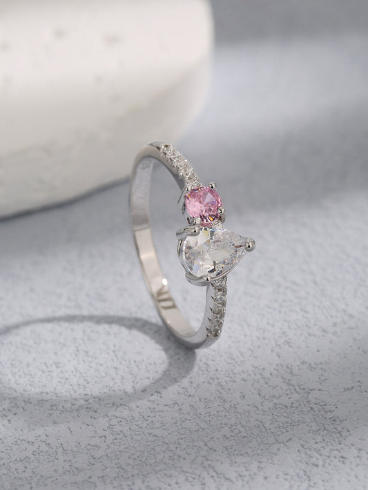 Zaria Rose Quartz Ring