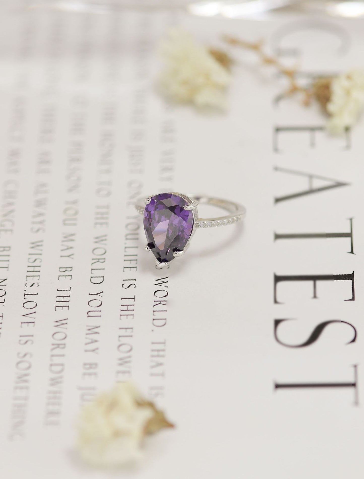Lola Amethyst Ring