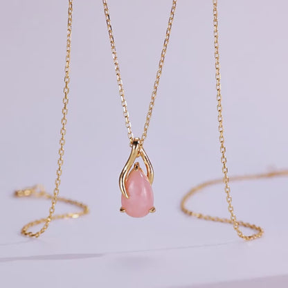 Love Pink Opal Necklace
