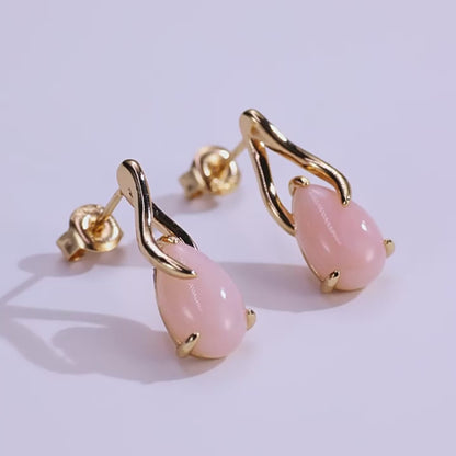 Love Pink Opal Earring