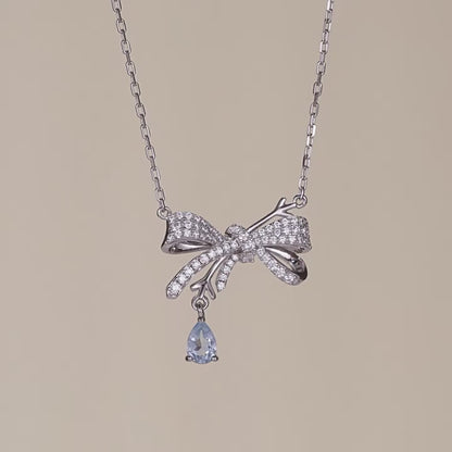 Scarlett Blue Topaz Necklace