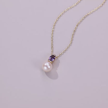 Honora Amethyst Pearl Necklace