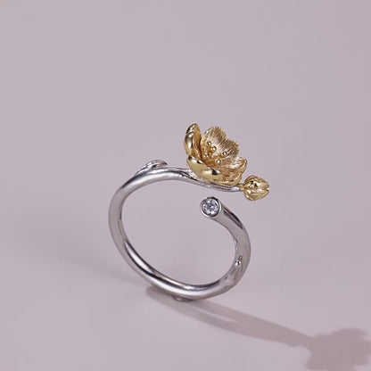 Twelve Flower Deity Ring – Cherry Blossom(March)