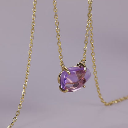 Violet Amethyst Necklace
